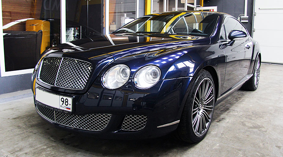 Восстановительная полировка кузова Bentley