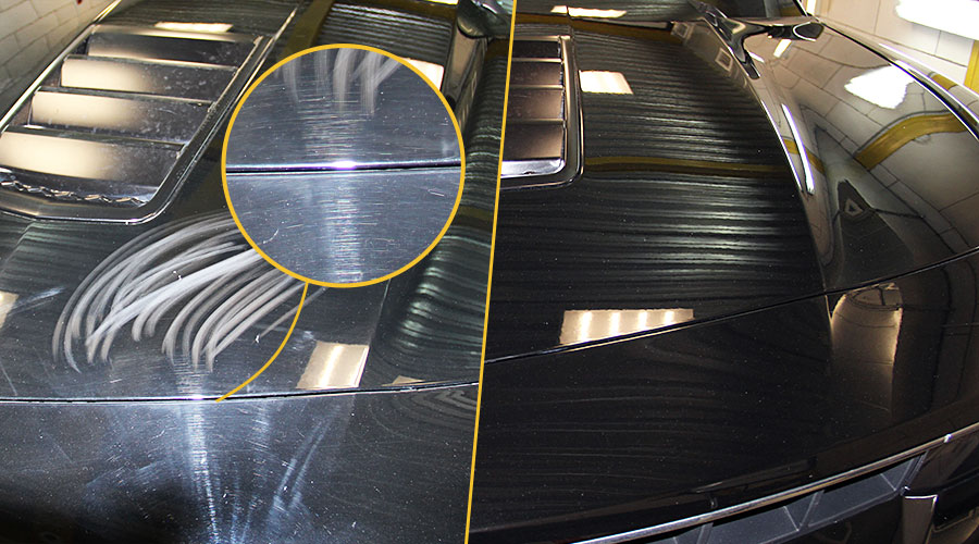 Абразивная полировка кузова Chevrolet Camaro